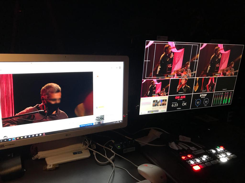 Serviço de transmissão de eventos ao vivo on line web streaming live streaming