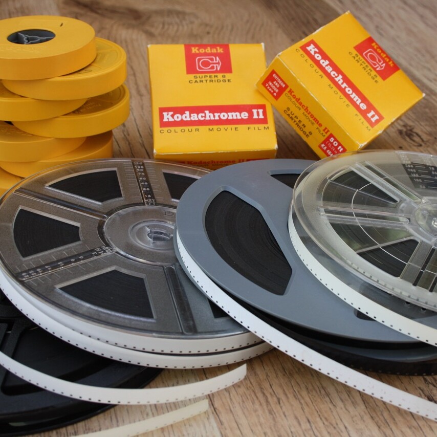Digitalização de Filmes Carretel de filme Super 8