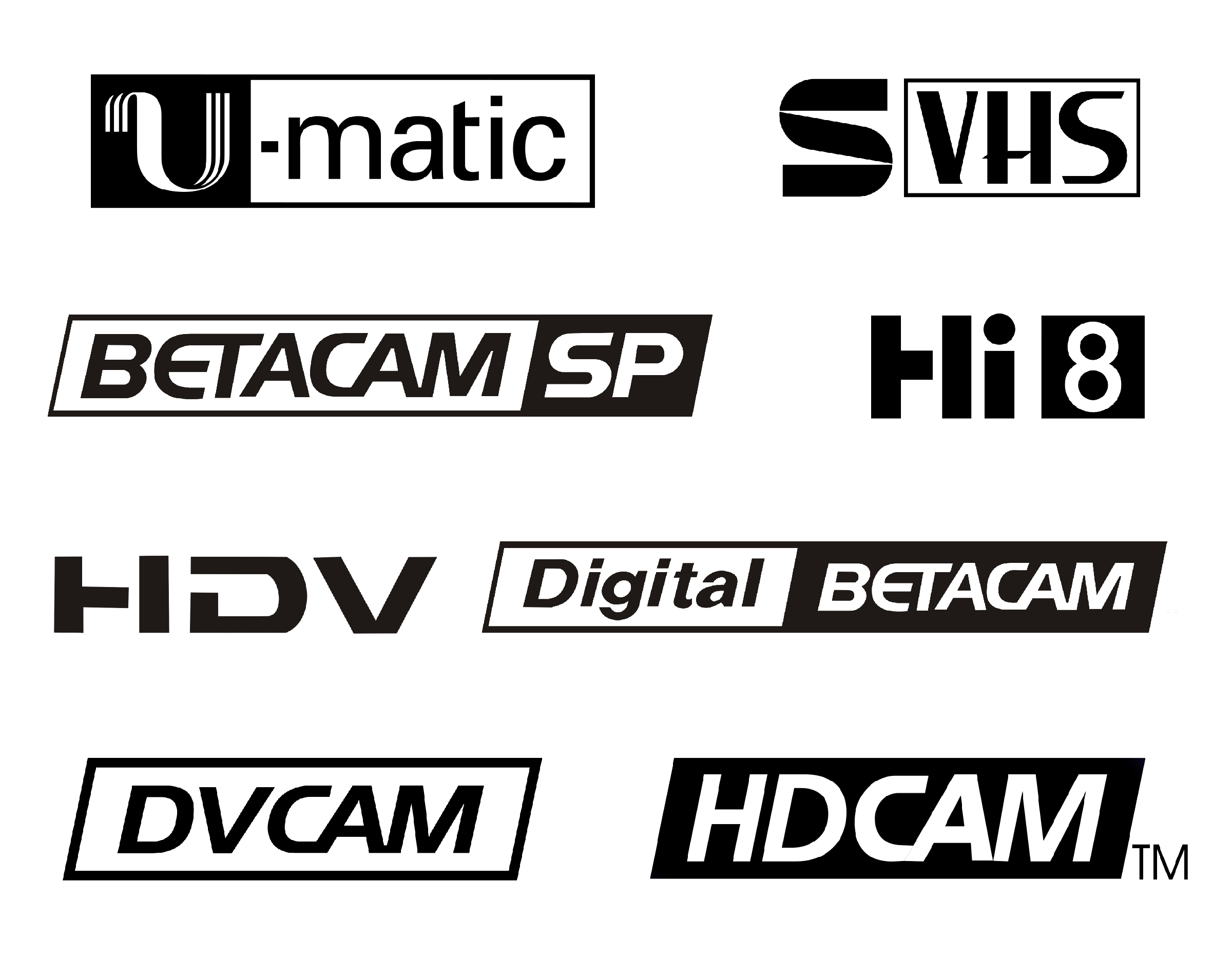 DIGITALIZA&Ccedil;&Atilde;O DE FITAS EM VIDEOTAPE E FORMATOS PROFISSIONAIS BETACAM UMATIC DVCAM HDCAM SVHS HI8