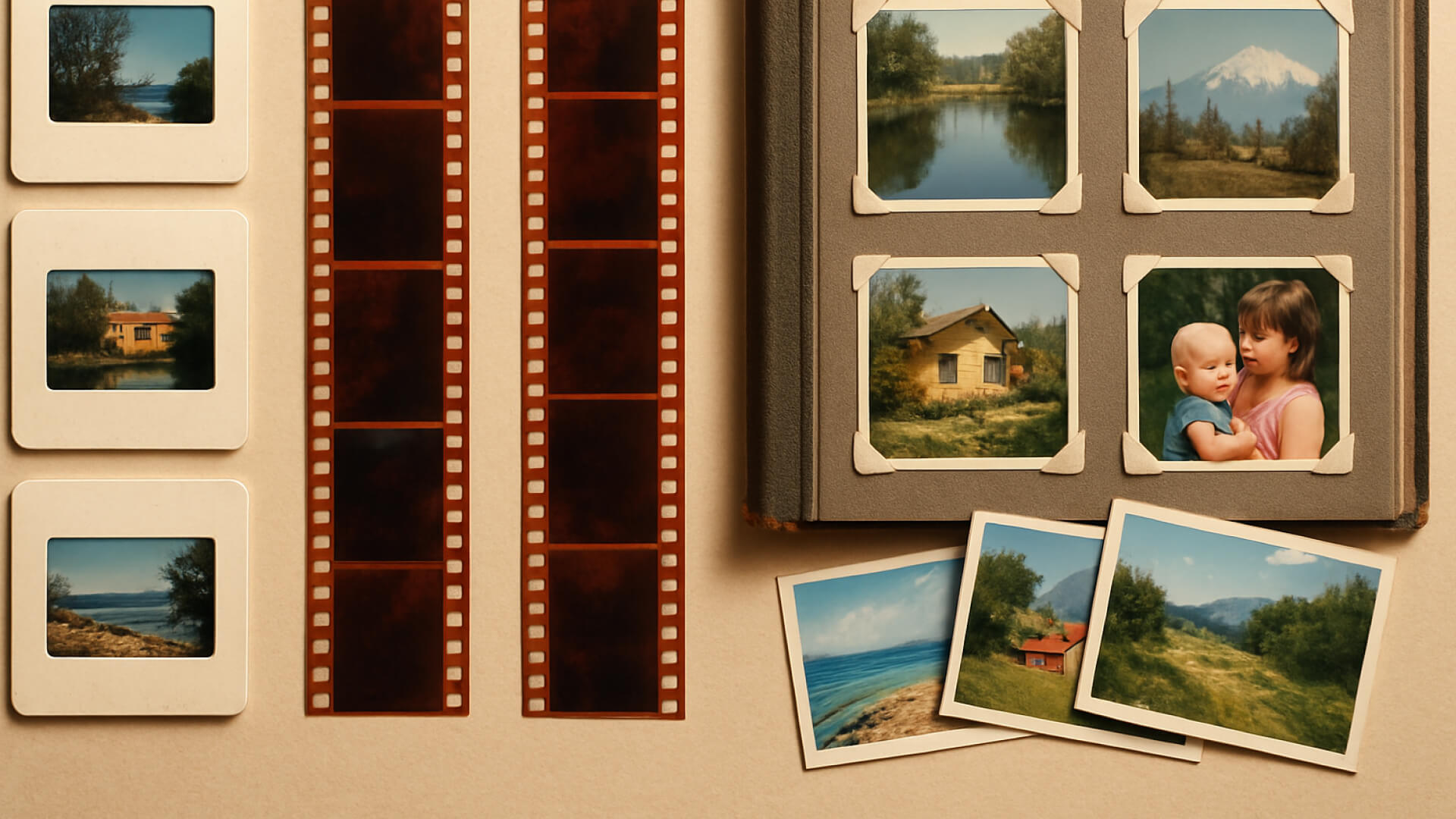 Digitalização de slides, fotos e negativos em alta definição — até 4.000 DPI